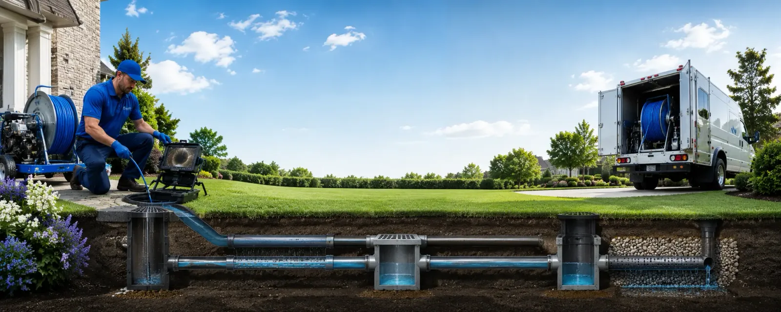 Outdoor drain cleaning information for Bucksport, ME